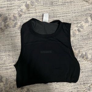 Gymshark draw string crop top